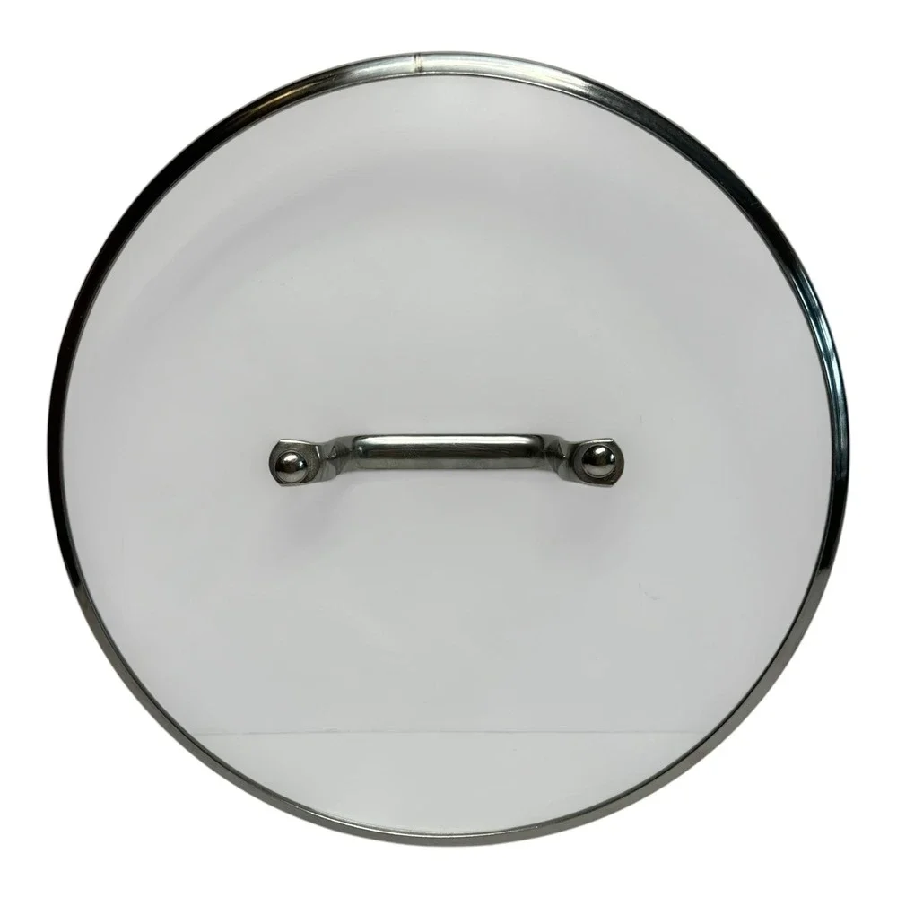 KitchenAid 11 Inch Tempered Glass Replacement Lid Stainless Steel‎ Rim Handle